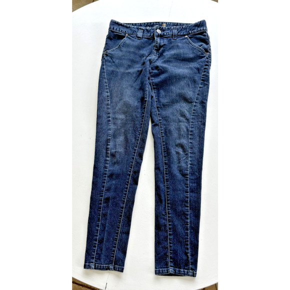 American Rag Cie Jeans Size 9R Super Skinny Denim Blue Stretch Low Rise - Picture 4 of 4